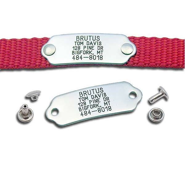Rivet-On Dog Tags, - Lucky Pet